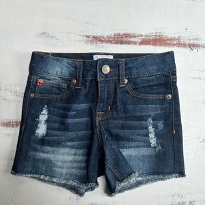 Hudson Girls Size 7 Frayed/Distressed Jean Shorts-NEVER WORN!